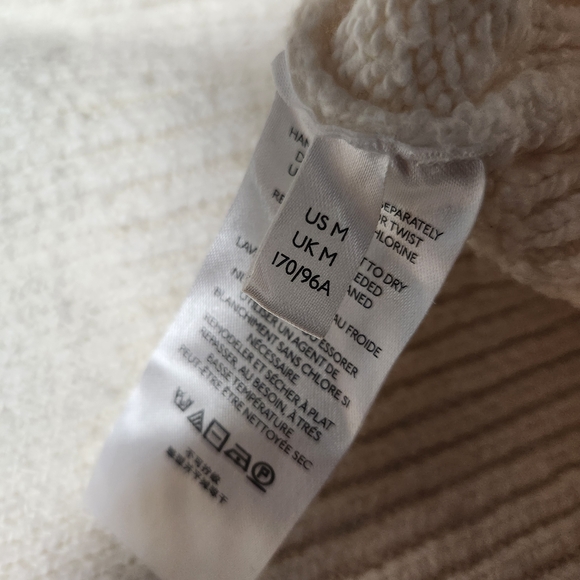 Anthropologie Cream Cowl Neck Sweater - Picture 3 of 8